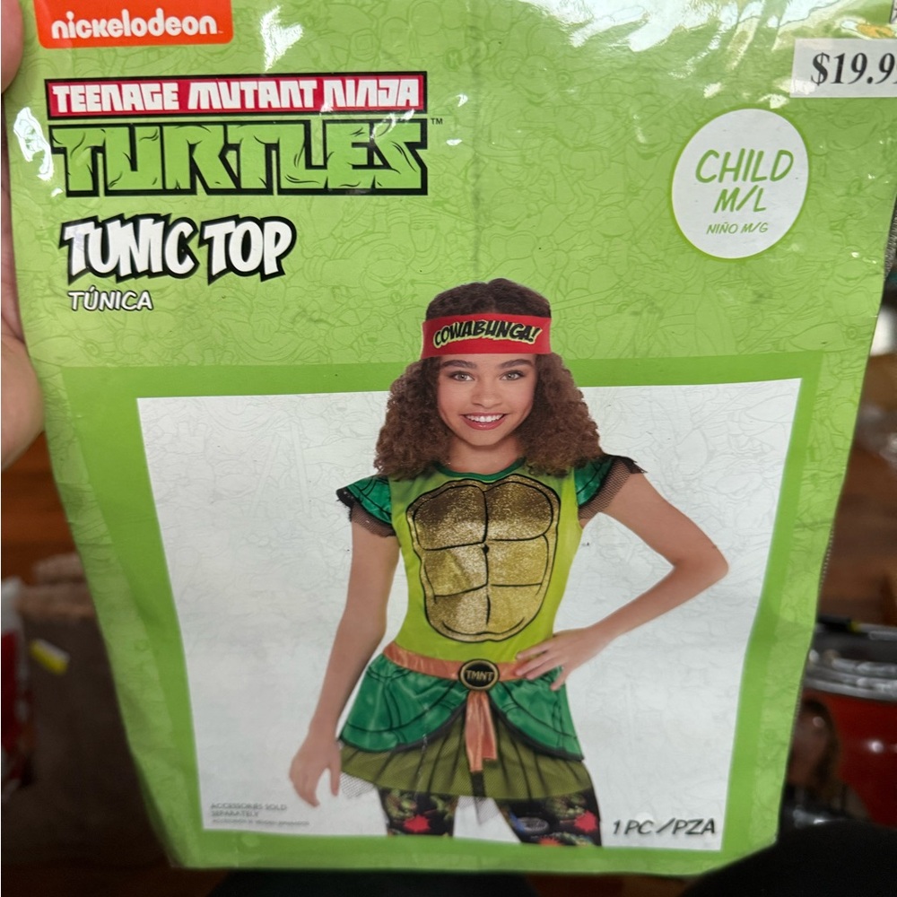 Nickelodeon Teenage Mutant Ninja Turtles Tunic Top - Green and Red